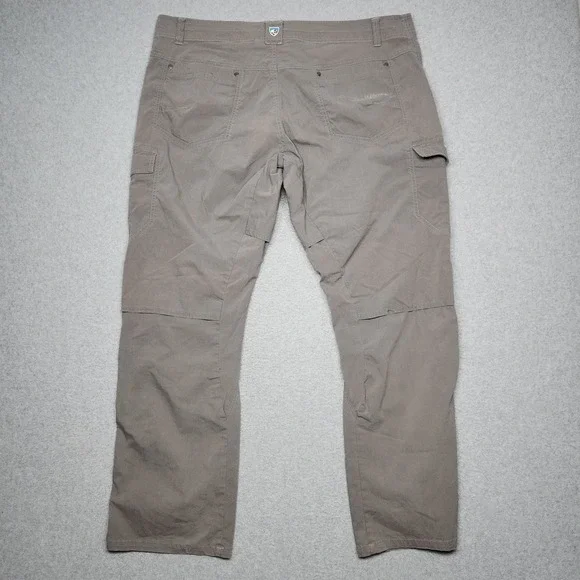 Kuhl‎ Pants Mens 40x30 Gray Utility Hiking Work Outdoors Cargo Stretch Straight - Picture 2 of 11